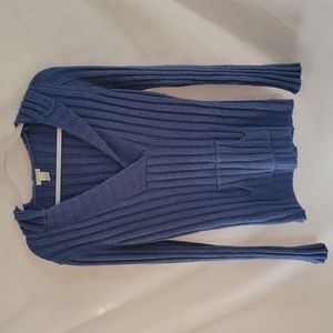 Light Blue Hooded Sweater